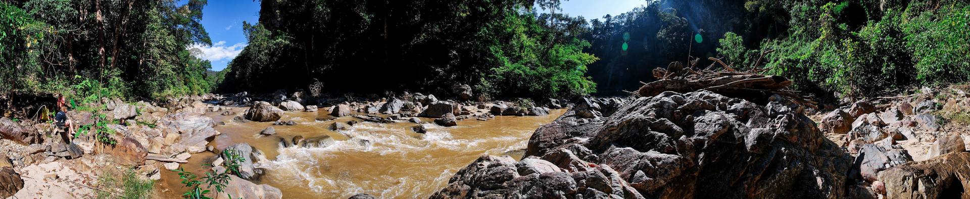 On the Nam Mae Rit River in Mae Hong Son Province