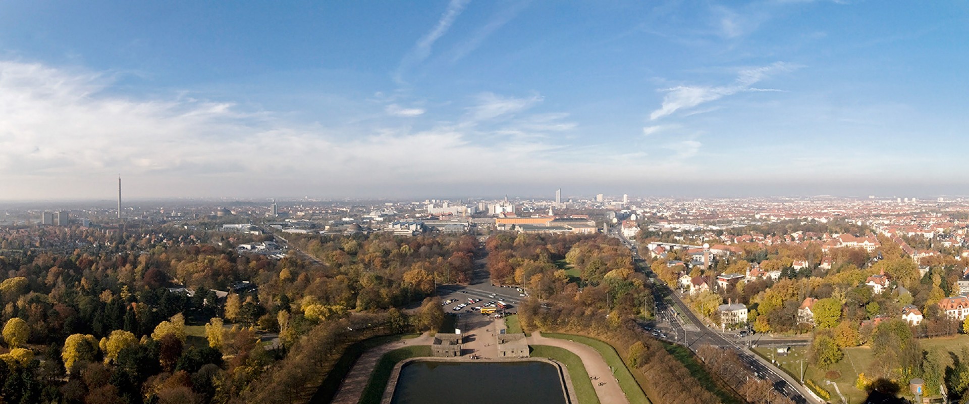 View over Leipzig