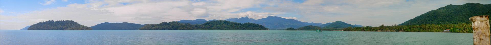 Blick auf Ko Phrao Nok und die Insel Phrao Nai